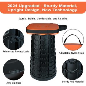 Premium resistente 550 libbre sedia pieghevole portatile pieghevole sgabello con elevata capacità di carico robusto mobili da campeggio per adulti - Product Image 4