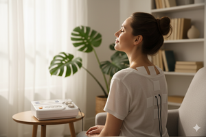 Vierkanaliges Elektrisches Körpermassagegerät Elektrische Akupunktur-Physiotherapie <span class=keywords><strong>TENS</strong></span>-Gerät für Rücken- und Fußschmerzen - Product Image 5