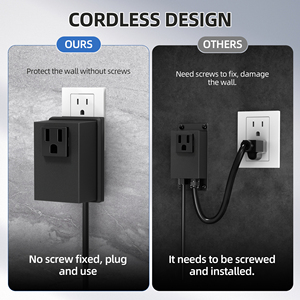 Saklar Air wastafel dapur, saklar pembuangan sampah tanpa kabel baja anti karat tombol tekan panjang untuk pembuang sampah - Product Image 3