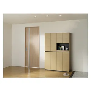 Entrance room solid wooden furniture classic high quality fine large storage cabinet