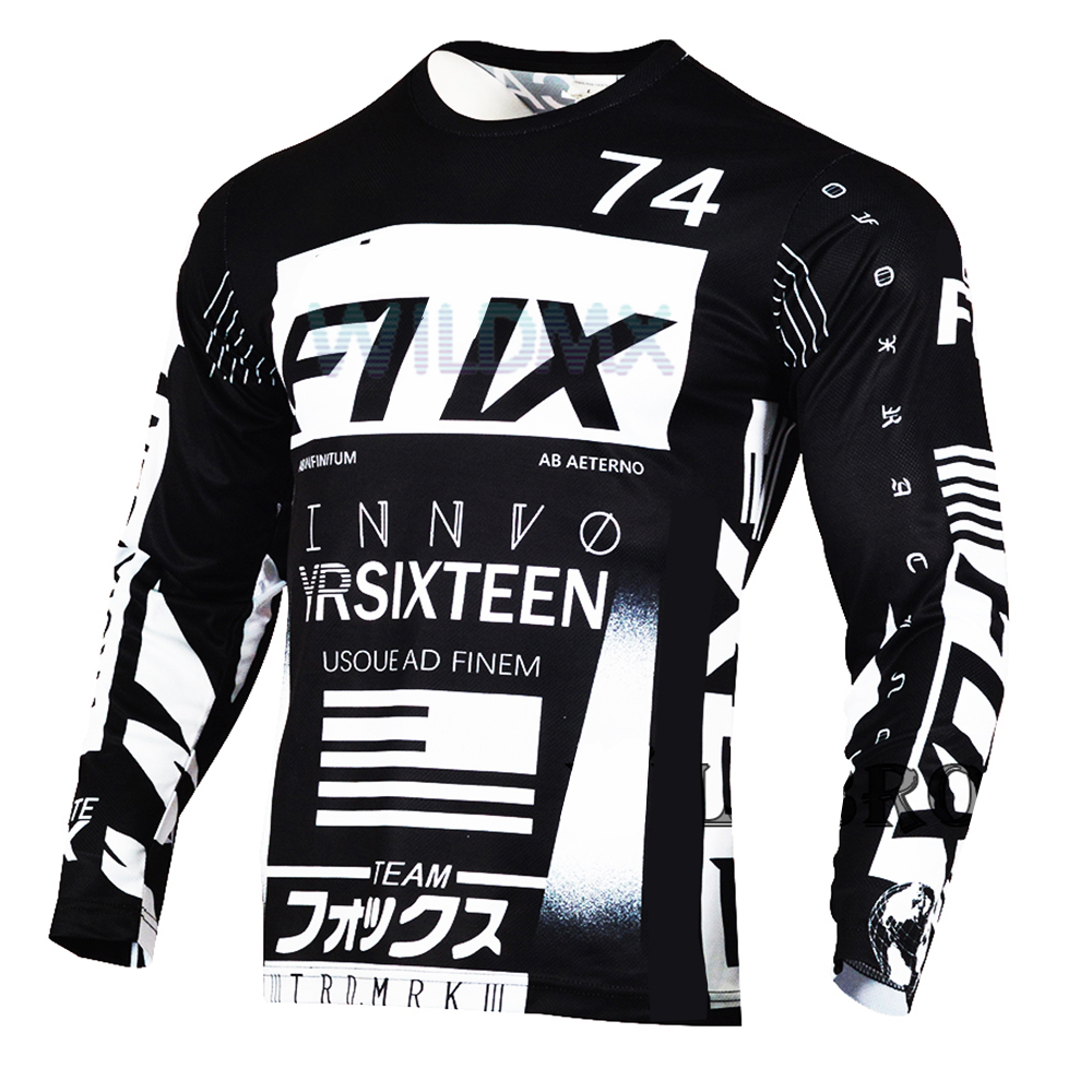 Mountain Bike Wear Jacket Men's Summer Off-road Motorcycle Jersey Custom Wildmx Speed Drop-off