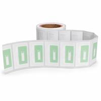 Étiquette RFID UHF personnalisée Tophonesty, étanche/résistante aux intempéries, 860-960 MHz, mini-autocollant pour contrôle d'accès et gestion des actifs