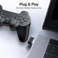 Control de Juego Inalámbrico 706W 2.4G para PS2, PS3, PC, Android TV, Mando a Distancia, Joystick, Gamepad
