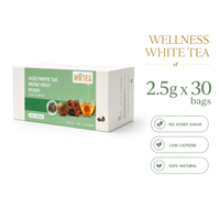 Thé aux herbes Keto sans calorie, saveur fruit du moine et Reishi blanc, directement de l'usine, en sachet, naturellement sucré, sans sucre ajouté, OEM