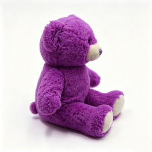 Oso de peluche morado, oso de peluche violeta, juguete de oso morado esponjoso, oso de peluche de color sólido, decoración estética morada - Product Image 1