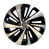Jantes en alliage d'aluminium de 17 pouces pour voiture de tourisme, surface noire brillante, compatibles avec BYD Song PULS, PCD 114.3