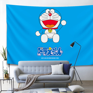 Personalizado hogar 3D Digital impresión de <span class=keywords><strong>Doraemon</strong></span> Anime de dibujos animados tapiz de pared - Product Image 3