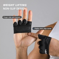 VBOSi 9204 Gants de Protection de Paume Antidérapants à Quatre Doigts pour Femmes/Hommes pour la Musculation et l'Entraînement Physique