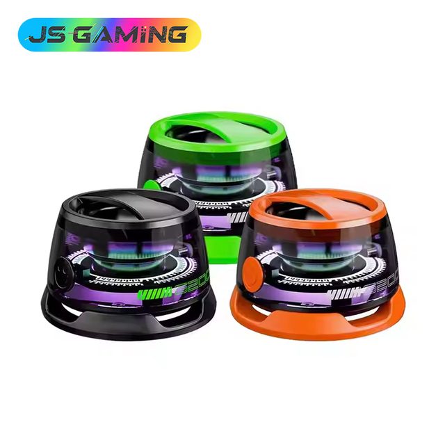 JSGAMING G200 RGB LED Light Mini Magnetic Speaker Portable Audio Player Phone Holder Aux Multifunction Music Speaker
