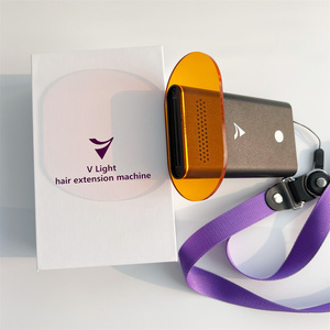 2024 Ultrasone High-Tech Mini Tip Haarverlengingsmachine Nieuwe V-Licht Metaal Haarverlengingslijm Gebruikt - Product Image 2