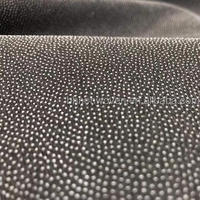 Tissu de doublure synthétique pe à double points, blanc noir, largeur 150cm, vente en gros, 65g, chine