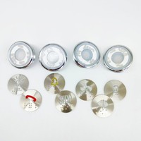 Couvercle de bouton d'ascenseur rond en acier inoxydable pour pièces de rechange d'ascenseur