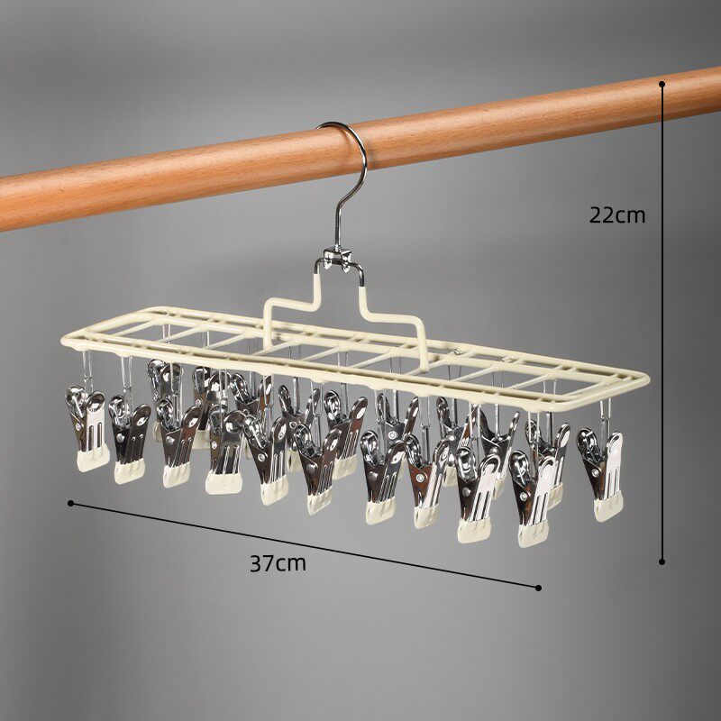 Apricot color [1 x 20 clip] Strong clamping force, rust-free