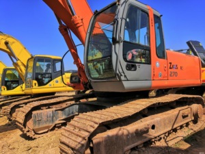 Excavadora Usada HITACHI ZX270, Maquinaria Hidráulica de Orugas Japonesa en Buen Estado, Excavadora con Motor Isuzu de 27.7 Toneladas, Bomba Kawasaki, PLC - Product Image 4