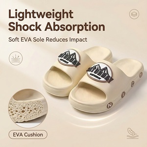 Yearning Evergreen Open Recyclable EVA Material Anti-Slip Cushioned Breathable <b>Waterproof</b> Disposable Sporty Indoor/Outdoor - Product Image 3