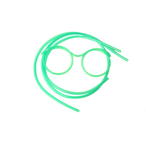 Drôle en forme de verre paille fou créatif en plastique paille lunettes nouveauté cas tube pour la partie d'enfants - Product Image 5