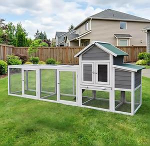 Large Chicken Coop with <strong>Run</strong> Outdoor Hen House Spacious Design Durable Wood Weather Resistant <strong>for</strong> Backyard Farming - Product Image 1