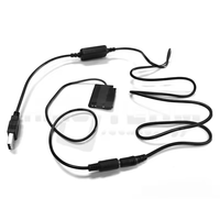 Câble d'alimentation USB pour batterie factice EP-62G EP62G NP-BJ1 NPBJ1 BJ1 EL19 EN-EL19 pour appareil photo Sony DSC-RX0