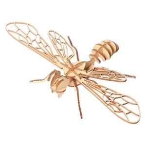 Rompecabezas 3D de Madera para Niños, Formas de Insectos y Animales Surtidos, Juguete de Ensamblaje DIY, Regalo para Jardín de Infancia, Kit de Manualidades Creativas - Product Image 3