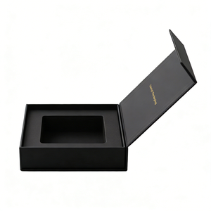 Boîte cadeau magnétique écologique recyclable, logo personnalisé, carton rigide, laminage mat 4C, revêtement UV, imperméable, pour téléphone portable - Product Image 5