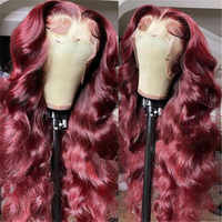 Perruque de Cheveux Humains Bruts Vietnamiens Alignés aux Cuticules 13x6 HD en Dentelle Suisse sans Colle pour Femmes Noires – Vente en Gros