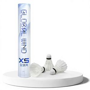 Plumas de Ganso Profesionales para Volar, 12 Unidades, Duraderas, Vuelo Estable, para Entrenamiento y Partidos, Resistentes a la Temperatura - Product Image 1