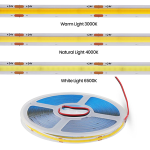 شريط إضاءة <span class=keywords><strong>LED</strong></span> خارجي عالي الجودة مقاوم للماء 12 فولت/24 فولت، 6000 كلفن-6500 كلفن، هيكل نحاسي مع تصنيف IP20 لغرفة المعيشة - Product Image 2