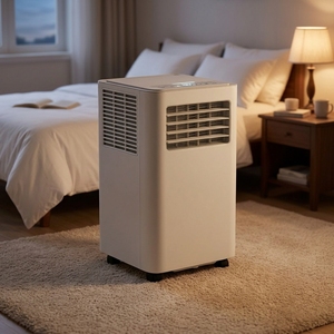 Climatiseur mobile 12000 BTU, faible bruit, économie d'énergie, refroidissement et chauffage, climatiseur portable avec roues pour salon - Product Image 2