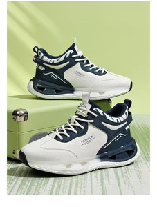Zapatillas Deportivas Transpirables Antideslizantes de Primera Calidad, Zapatillas para Correr con Cierre de Cordones, Calzado Informal Cómodo para Jóvenes - Product Image 6