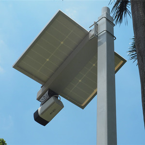 Système d'énergie solaire 12V, alimentation électrique de surveillance extérieure en silicium monocristallin - Product Image 3