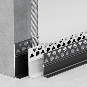 Profilo Battiscopa in Alluminio di Qualità, Montaggio a Filo, Nascosto, con Finitura Shadow Gap - Product Image 1