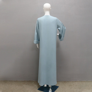 Abito donna musulmano medio orientale con paillettes abbigliamento islamico donna <span class=keywords><strong>Abaya</strong></span> - Product Image 6