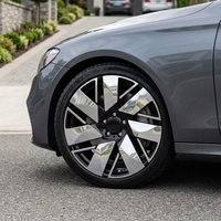Jantes forgées personnalisées noires brillantes à 10 branches, 17-24 pouces, 5x112 5x114.3 5x120 pour Audi A7 BMW Série 6 Mercedes CLS
