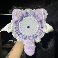 Tempat Penyimpanan Badge Elf Asli yang Cantik, Baki Badge Gumei Buatan Tangan dengan Renda yang Lucu, Dekorasi DIY untuk Tas Ita, Tersedia dalam Berbagai Warna
