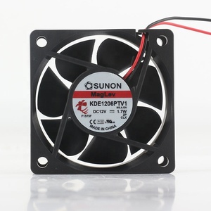 Sunon 5V 24V 48V DC12V 1,7 W AC EC 6025 60X60X25MM 6CM Suspensión magnética Inversor de chasis silencioso 2 cables <span class=keywords><strong>KDE1206PTV1</strong></span> Ventilador de refrigeración - Product Image 1
