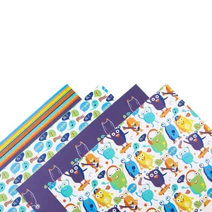 Factory Wholesale Gift Wrap Paper 50*70 cm Wrapping Paper 4 Pieces Paper Packing