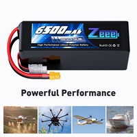 Zeee 6S 22.2V Lipo Batterie 6500mAh Deans EC5 et XT60 XT90 Connecteur Drone Batterie UAV Batteries