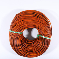 Cordon en cuir de vachette véritable 1/1,5/2/2,5/3/4/5/6 mm, corde en cuir véritable pour la fabrication de bijoux DIY, collier, bracelet, accessoires pour sacs