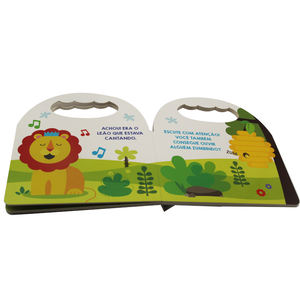 Gran oferta, <span class=keywords><strong>libro</strong></span> de cuentos para niños con estampado colorido respetuoso con el medio ambiente, <span class=keywords><strong>libro</strong></span> de tablero para niños con forma personalizada con globo ocular móvil, <span class=keywords><strong>libro</strong></span> con mango para bebé - Product Image 4