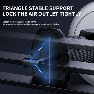 Support d'aspiration magnétique <span class=keywords><strong>lumineux</strong></span> 15w charge rapide Triangle support de téléphone de <span class=keywords><strong>voiture</strong></span> stable chargeur sans fil 360 support de chargeur de Rotation - Product Image 4