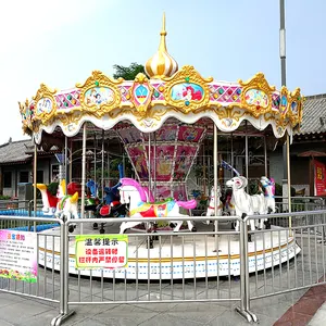 Factory Direct Manufacturer Amusement Equipment Kids Ride Merry Go Round For Sale