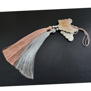 Korean Traditional Norigae Embroidered Silk Tassel Pearl Ornament Hanbok Accessory Korean Knot Traditional Norigae <b>Bag</b> <b>Charm</b> - Product Image 5