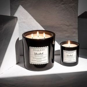 Bougie parfumée AIKUN Quiet Luxury, bougie minimaliste en cire de soja dans un bocal, pour la mise en scène professionnelle des intérieurs, la décoration de la maison et l'esthétique moderne - Product Image 2