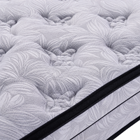 Matelas à ressorts en mousse à mémoire de forme durable, silencieux, respirant, haute confort, compressé sous vide pour appartement et chambre à coucher