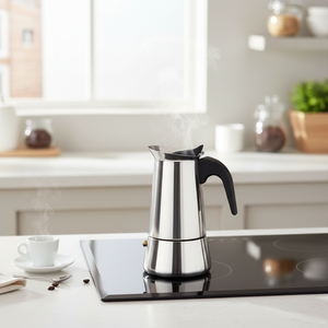 Caffettiera a induzione in acciaio inox, 4 tazze (GSC 2703007) - Product Image 3