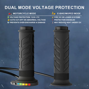 Musim dingin dingin skuter perlindungan <span class=keywords><strong>Throttle</strong></span> menangani pemanas 22mm Atv pegangan pemanas 12v - Product Image 5