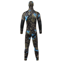 DIVESTAR Combinaison de Chasse Sous-Marine en Néoprène 3mm 5mm 7mm, Tenue de Chasse Sous-Marine Deux Pièces, Combinaison de Plongée Cellule Ouverte