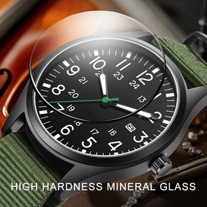 Nuevo Reloj Deportivo Clásico de Cuarzo para Hombre, Correa de Nailon, Caja de Aleación, Resistente al Agua 3 ATM, Reloj de Negocios para Hombre, Venta al Por Mayor - Product Image 2