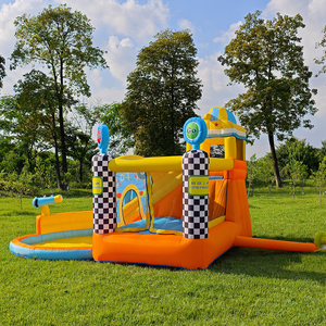 Trampoline <span class=keywords><strong>gonflable</strong></span> passionnant de glissière de <span class=keywords><strong>piscine</strong></span> de <span class=keywords><strong>jet</strong></span> <span class=keywords><strong>d</strong></span>'<span class=keywords><strong>eau</strong></span> de château plein <span class=keywords><strong>d</strong></span>'entrain pour des parties-jouet de parc aquatique <span class=keywords><strong>d</strong></span>'amusement - Product Image 2