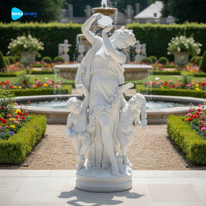 Escultura de Retrato Femenino para Parque al Aire Libre, Fuente de Jardín, Estatuas de Jardín de Tamaño Real, Estatuas Grandes de <span class=keywords><strong>Venus</strong></span> y Cupido de Mármol <span class=keywords><strong>en</strong></span> Venta - Product Image 5